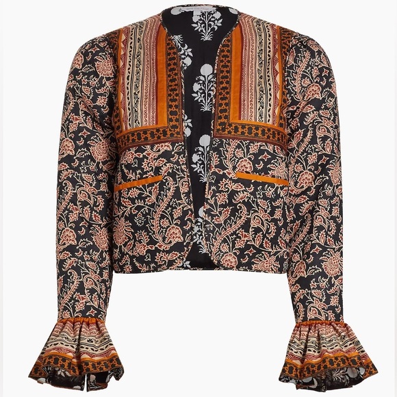 Love the Label Floral Cotton Jacket NWT - Picture 1 of 13